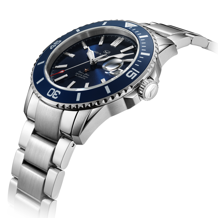 海鷗海洋之星經典藍色腕錶