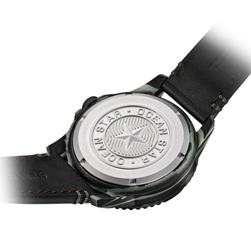 Seagull Carbon Fiber Case Watch Ocean Star Diver 300M 43.8mm Seagull