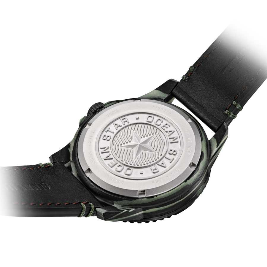 海鷗夜光碳纖維錶殼手錶